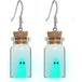 Blue Ray Ghost Earrings