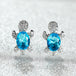 Platinum Watery Blue Diamond