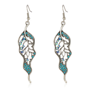 Leaf-Shaped Vintage Earrings