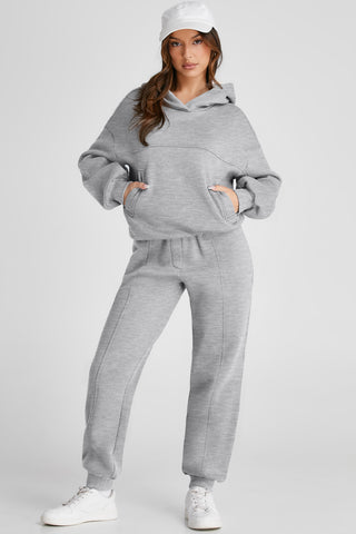 Dropped Shoulder Hoodie and Pants Set