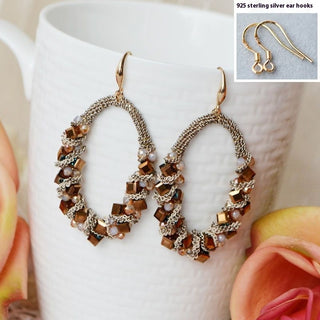 Manmiao Handmade Tassel Exquisite Earrings