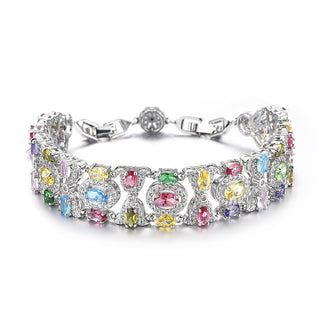 Colorful Light Luxury Diamond Bracelet