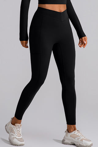 Pocketed Waist Active Leggings