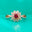 1 Karat Red Moissanite Ring