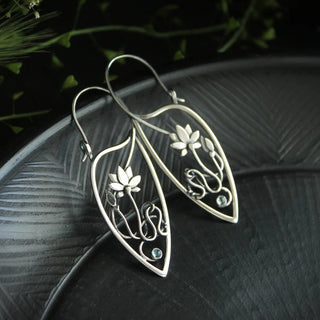 Lotus Vine Temperament Earrings
