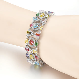 Colorful Light Luxury Diamond Bracelet