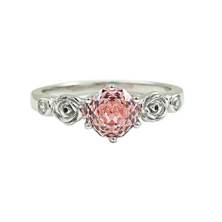 Rose Cut 925 Silver Round Rhinestone Ring