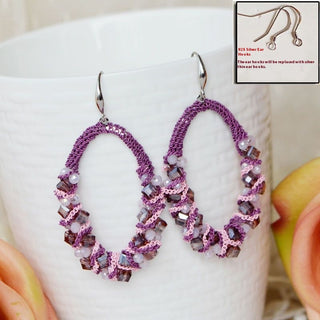 Manmiao Handmade Tassel Exquisite Earrings