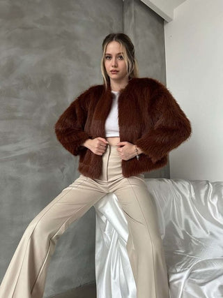 Open Fur Coat