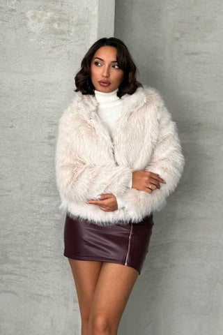 Collard Fur Coat