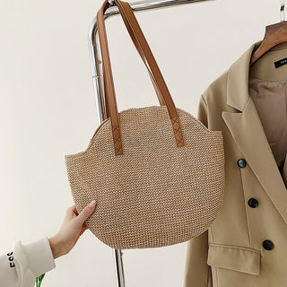 Straw Boat Style Bag