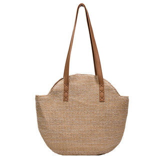 Straw Boat Style Bag