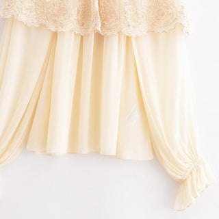 Chiffon Shirt Long Sleeve Blouse