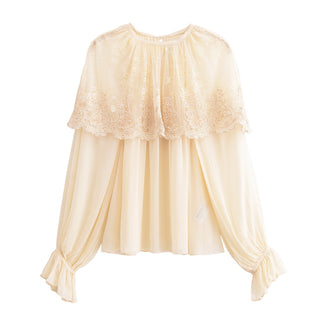 Chiffon Shirt Long Sleeve Blouse