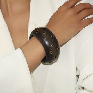 Handmade Wood Hole Bracelet
