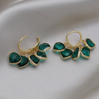 Korean Style Heart Earrings