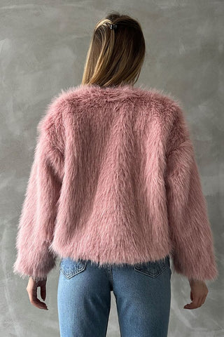 Open Fur Coat