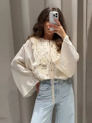 Floral Embroidery Mini Skirt Sets
