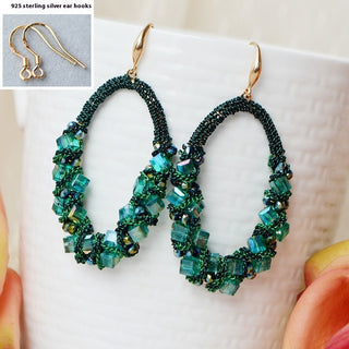 Manmiao Handmade Tassel Exquisite Earrings