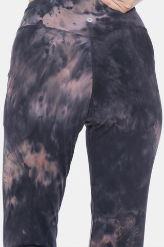 Tie-Dye High Waist Cropped Leggings