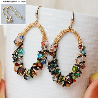 Manmiao Handmade Tassel Exquisite Earrings