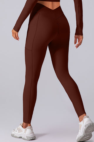 Pocketed Waist Active Leggings