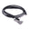 Round Leather Antique Silver