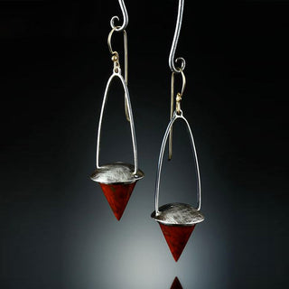 Gyro-shaped Earrings Ear drops Creative New