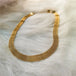 A8216-Woven Necklace Gold