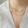 P1057-Gold Necklace 40+45 + 5cm